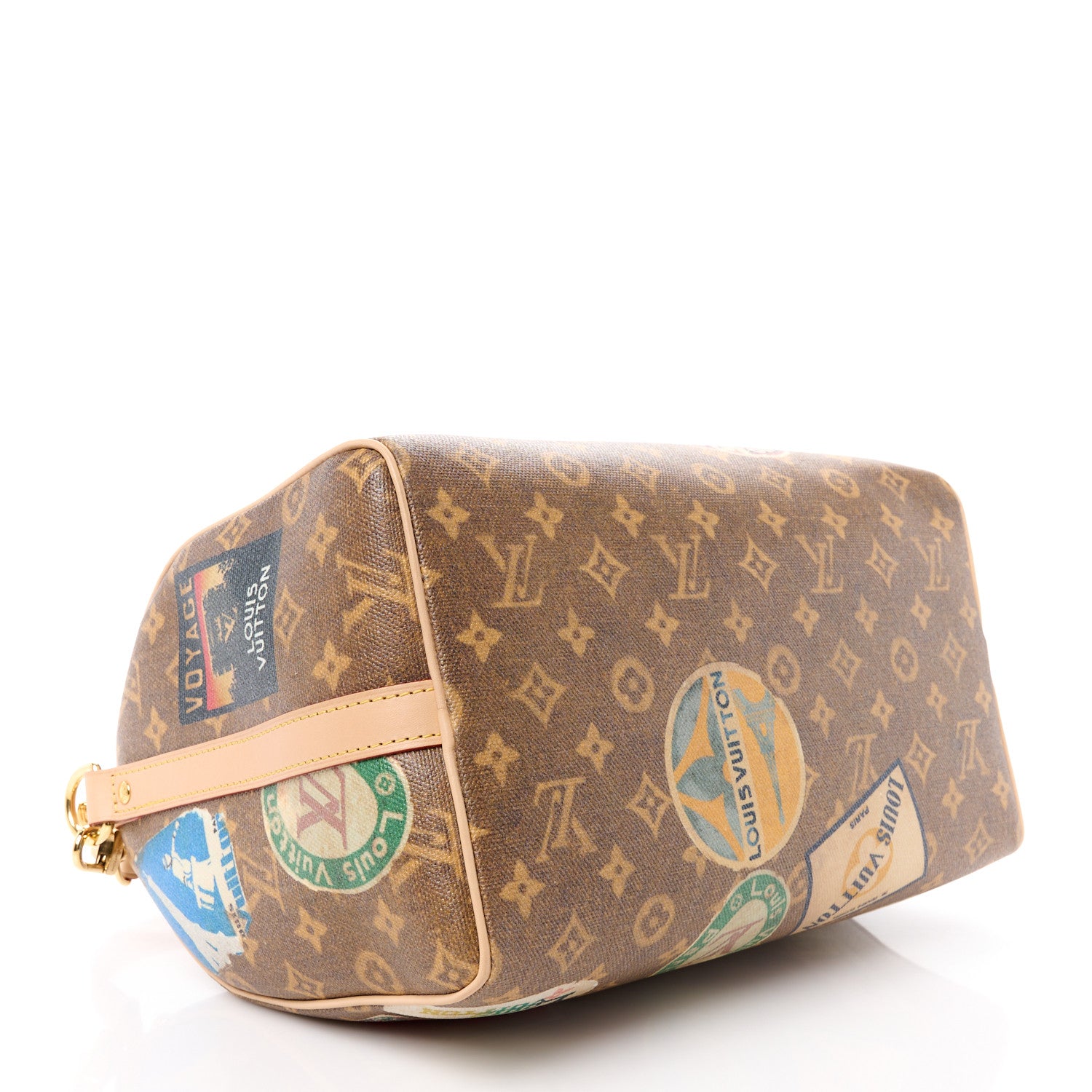 Louis Vuitton Monogram Hotel Labels Speedy Bandouliere 30 4 of 11