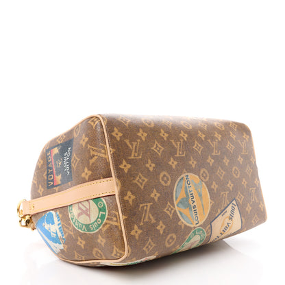 Louis Vuitton Monogram Hotel Labels Speedy Bandouliere 30 4 of 11