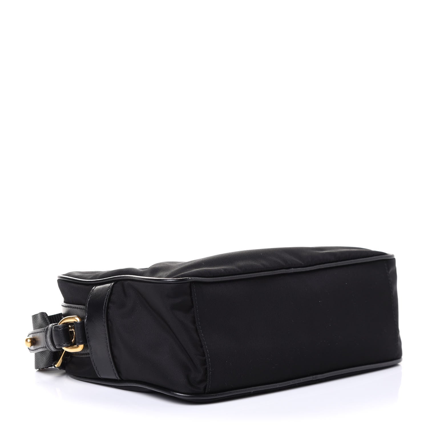 Prada Tessuto Nylon Soft Calf Camera Bag Black 3 of 4