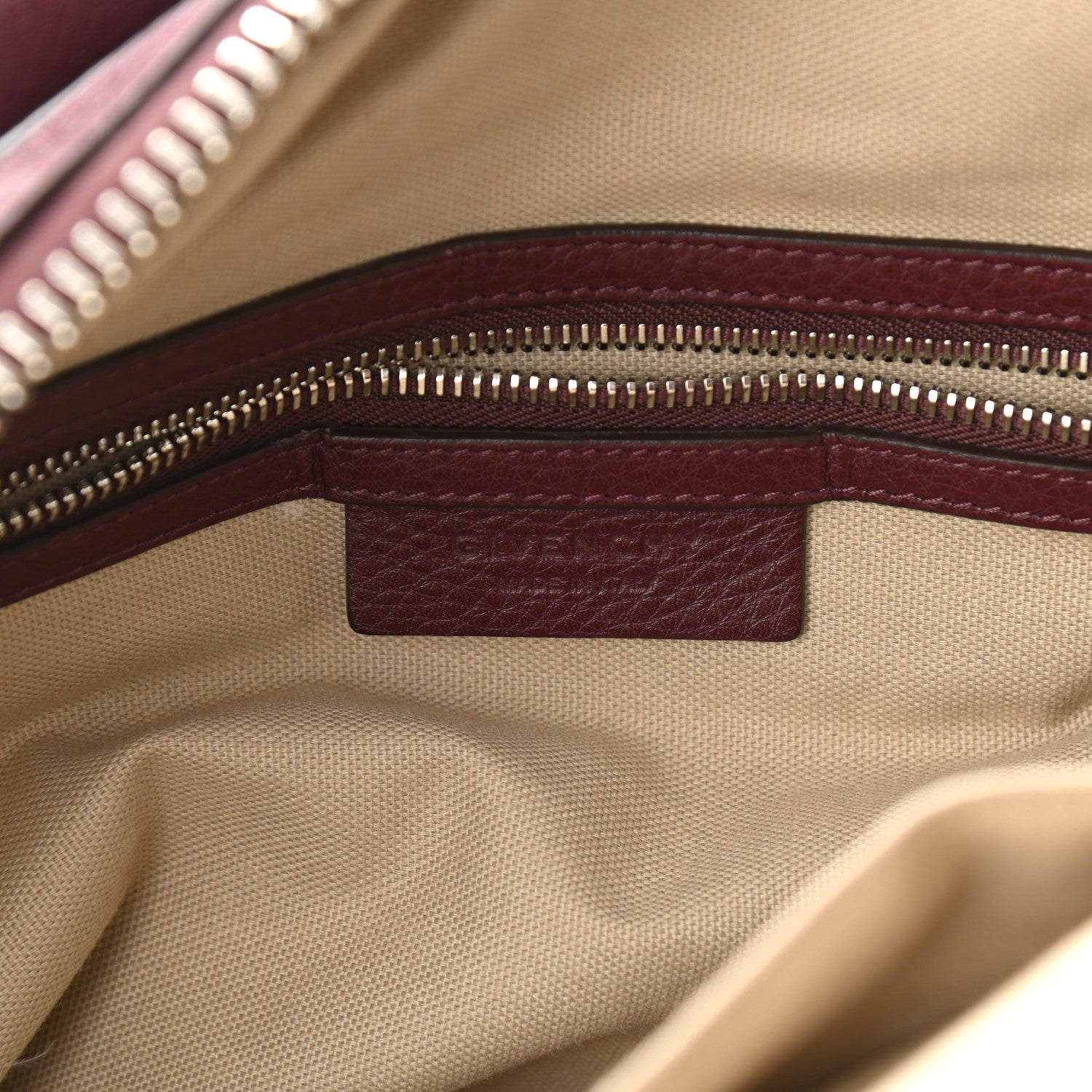 Givenchy Waxy Grained Calfskin Medium Nightingale Oxblood 5 of 16