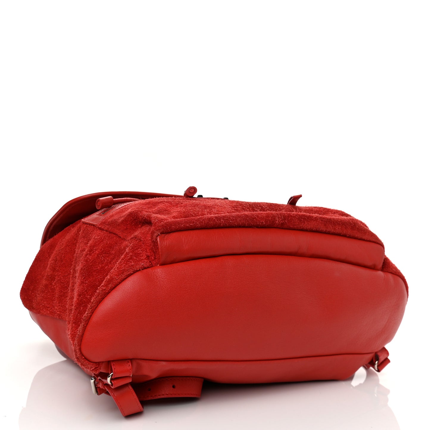 Matte Calfskin Classic Hardware S Traveler Backpack Rouge Grenade