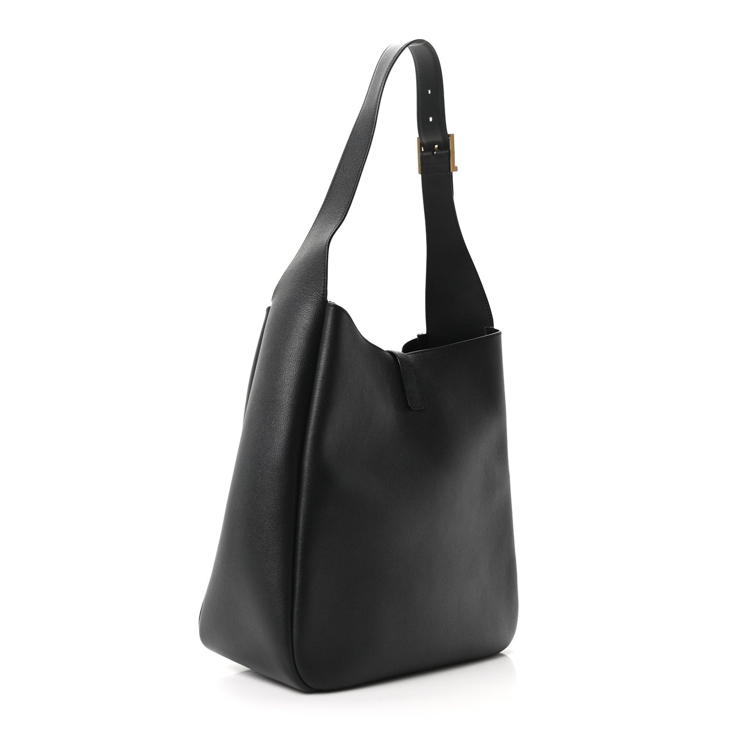 Supple Calfskin Large Le 5 A 7 Soft Hobo Black