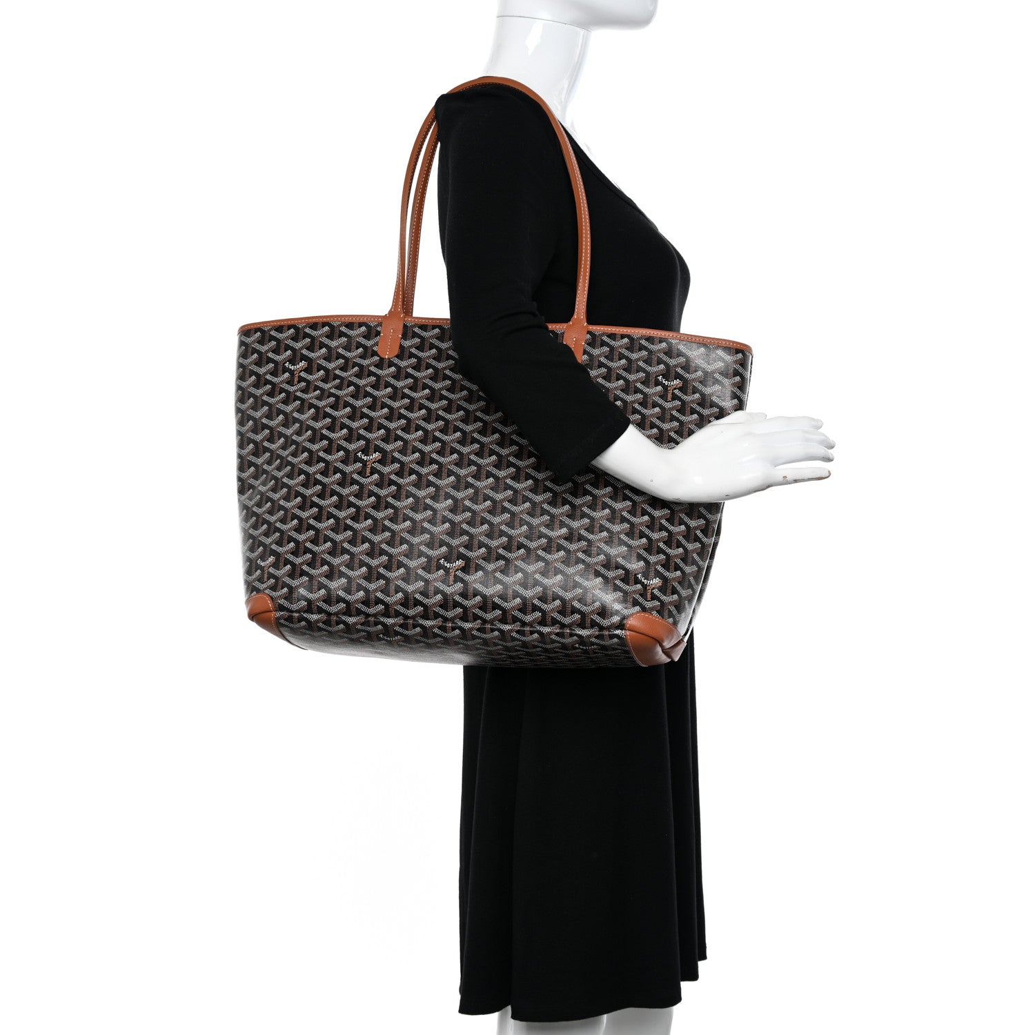 Goyard Goyardine Artois PM Black Gold 2 of 10