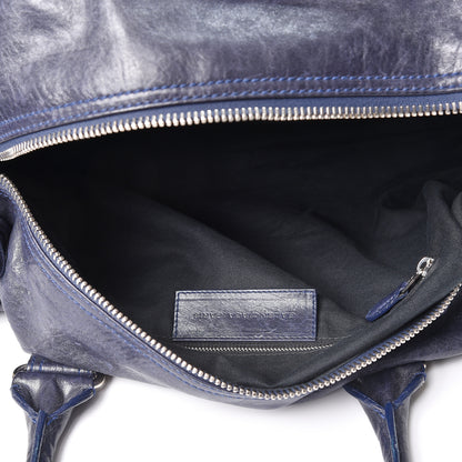 Balenciaga Agneau Whistle Shoulder Bag Marine 4 of 9