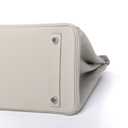 Hermes Togo Birkin 30 Gris Perle 11 of 12
