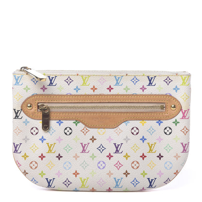 Louis Vuitton Monogram Multicolor Pochette Plate GM White 1 of 9