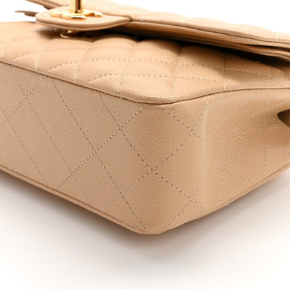 Chanel Caviar Quilted Small Double Flap Beige 10 of 13