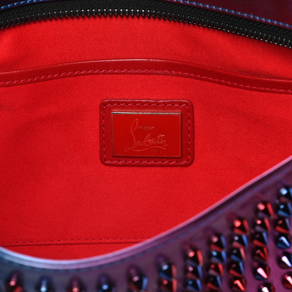 Christian Louboutin Patent Scarabe Spikes Loubiposh Chain Clutch Rose Digitale 13 of 20
