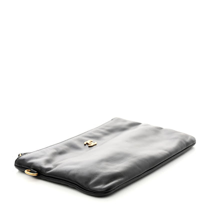 Chanel Shiny Calfskin Chanel 22 Removable Pouch Black 4 of 5