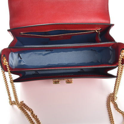 Lanvin Calfskin Small Jiji Crossbody Bag Red 6 of 8