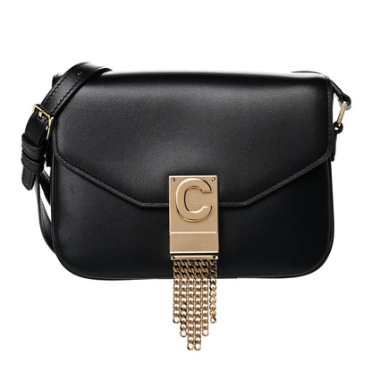Celine Shiny Calfskin Small Pampille C Bag Black 1 of 12