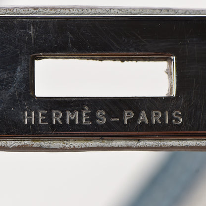 Hermes Taurillon Clemence Lizard Club Birkin 30 Gris Perle White Mykonos 28 of 38