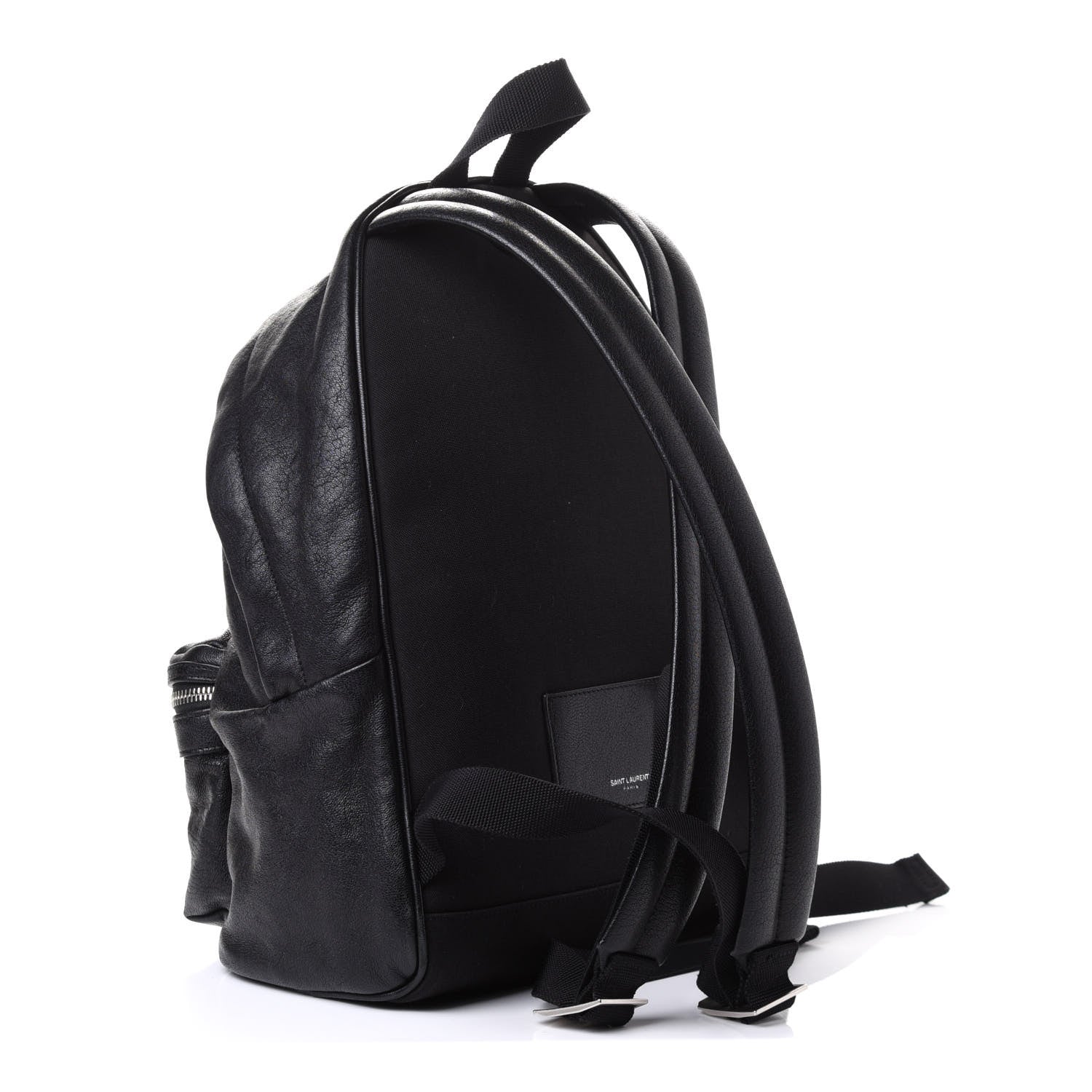Saint Laurent Lambskin Mini Toy City Backpack Black 2 of 4