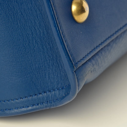 Saint Laurent Calfskin Small Classic Y Cabas Royal Blue 14 of 16
