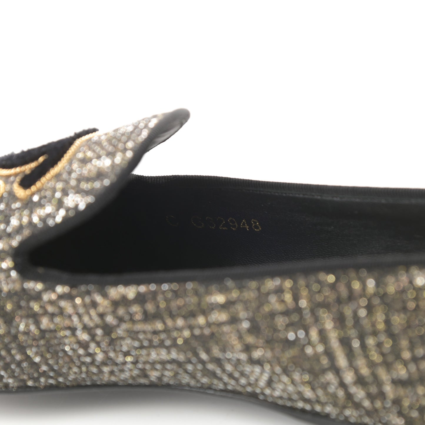 Fantasy Tweed CC Mocassin Loafers 38 Silver