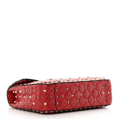 Valentino Garavani Nappa Medium Rockstud Spike Shoulder Bag Rosso Valentino 4 of 18