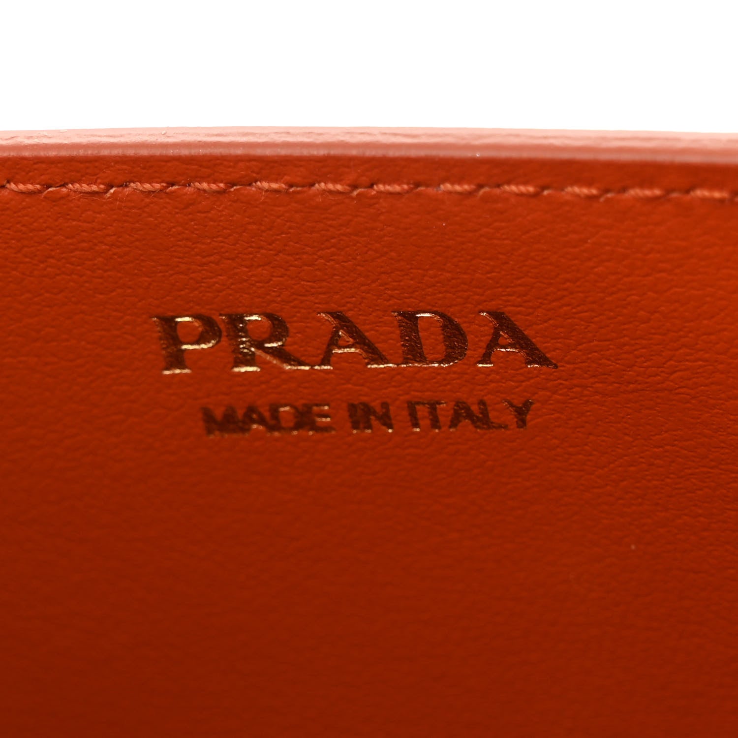 Prada Vitello Move Triangle Logo Miniborse Papaya 6 of 9