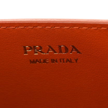 Prada Vitello Move Triangle Logo Miniborse Papaya 6 of 9