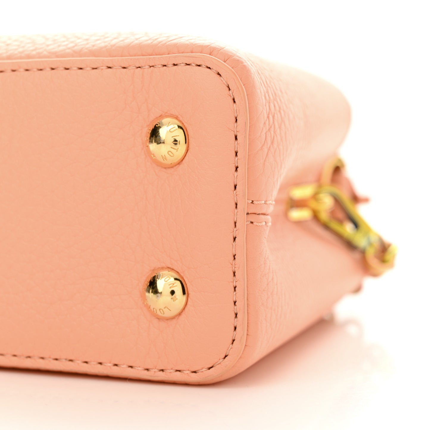 Taurillon Mini Capucines Iridescent Abricot