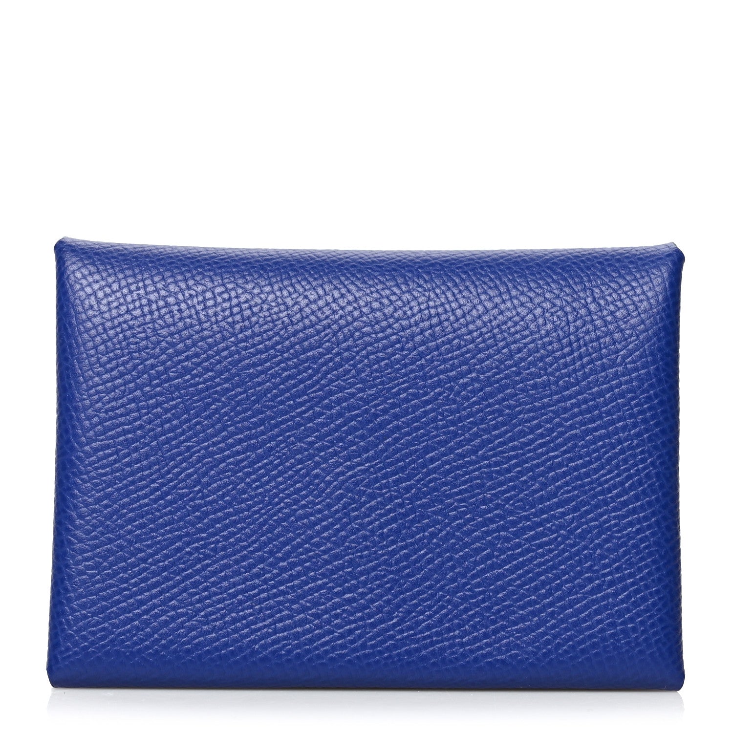 Hermes Epsom Calvi Duo Card Case Bleu Electrique 1 of 10