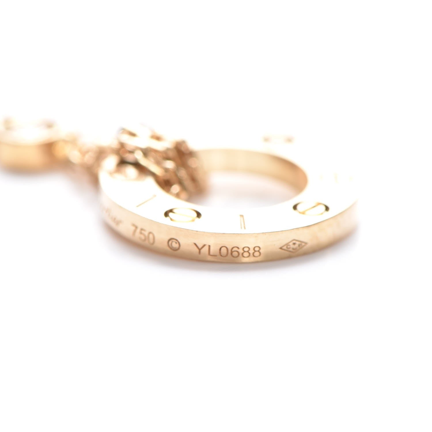 Cartier 18K Yellow Gold Diamond LOVE Bracelet 8 of 9