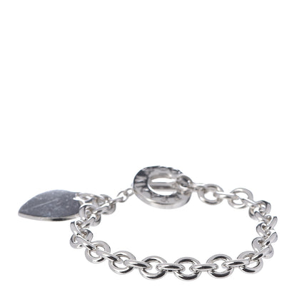 Tiffany Sterling Silver Heart Tag Toggle Bracelet 3 of 4