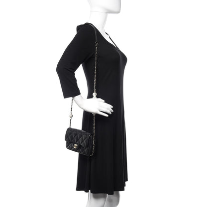 Chanel Lambskin Quilted Mini My Precious Flap Black 2 of 11