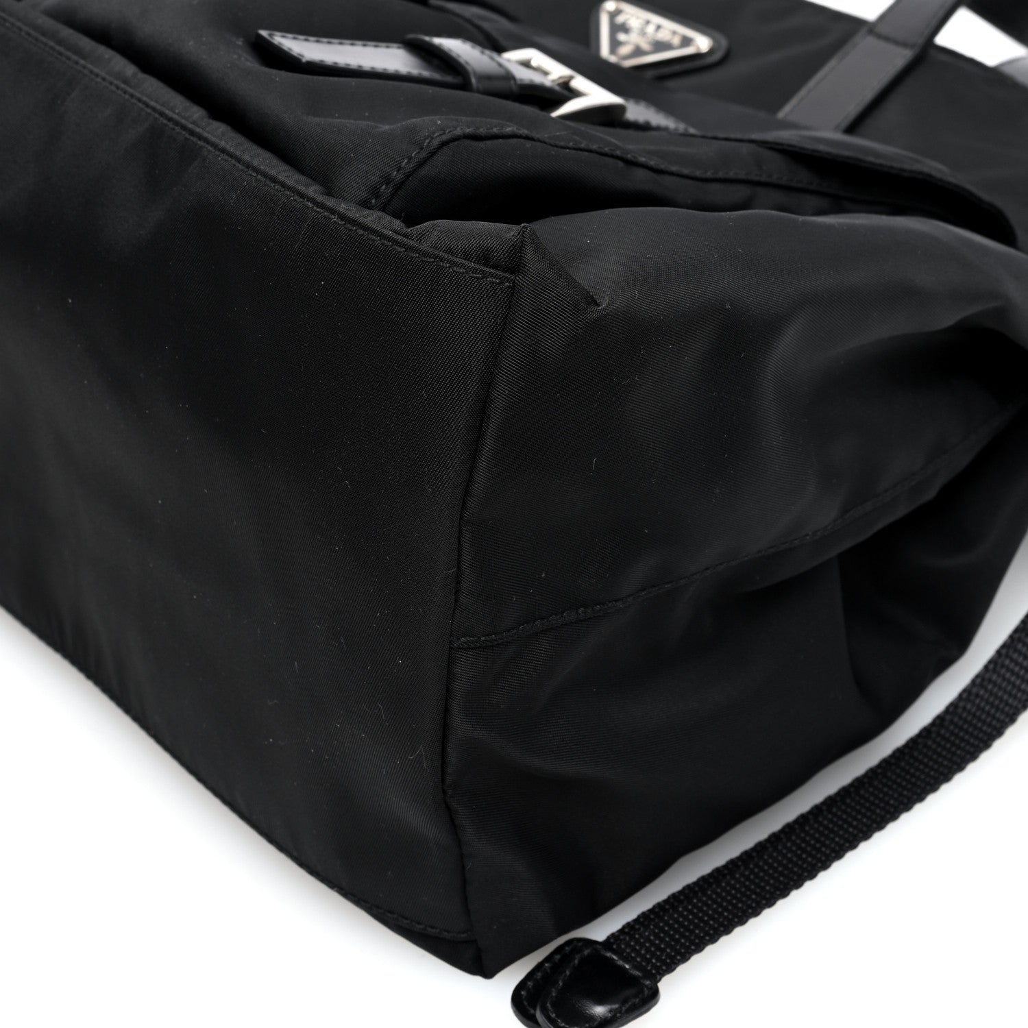 Prada Nylon Vela Shopping Tote Black 9 of 9