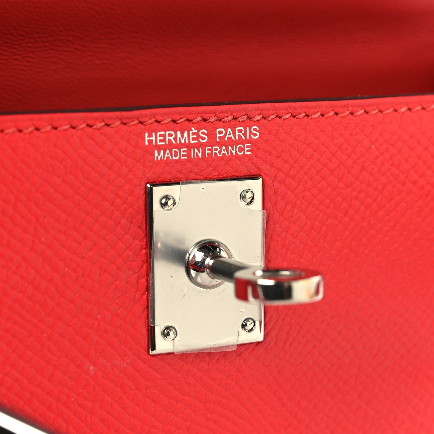 Hermes Epsom Mini Kelly Sellier 20  Rouge Tomate 6 of 11