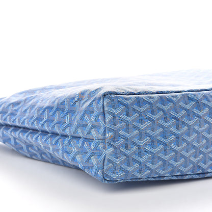 Goyard Goyardine Fidji Zip Hobo Sky Blue 9 of 10