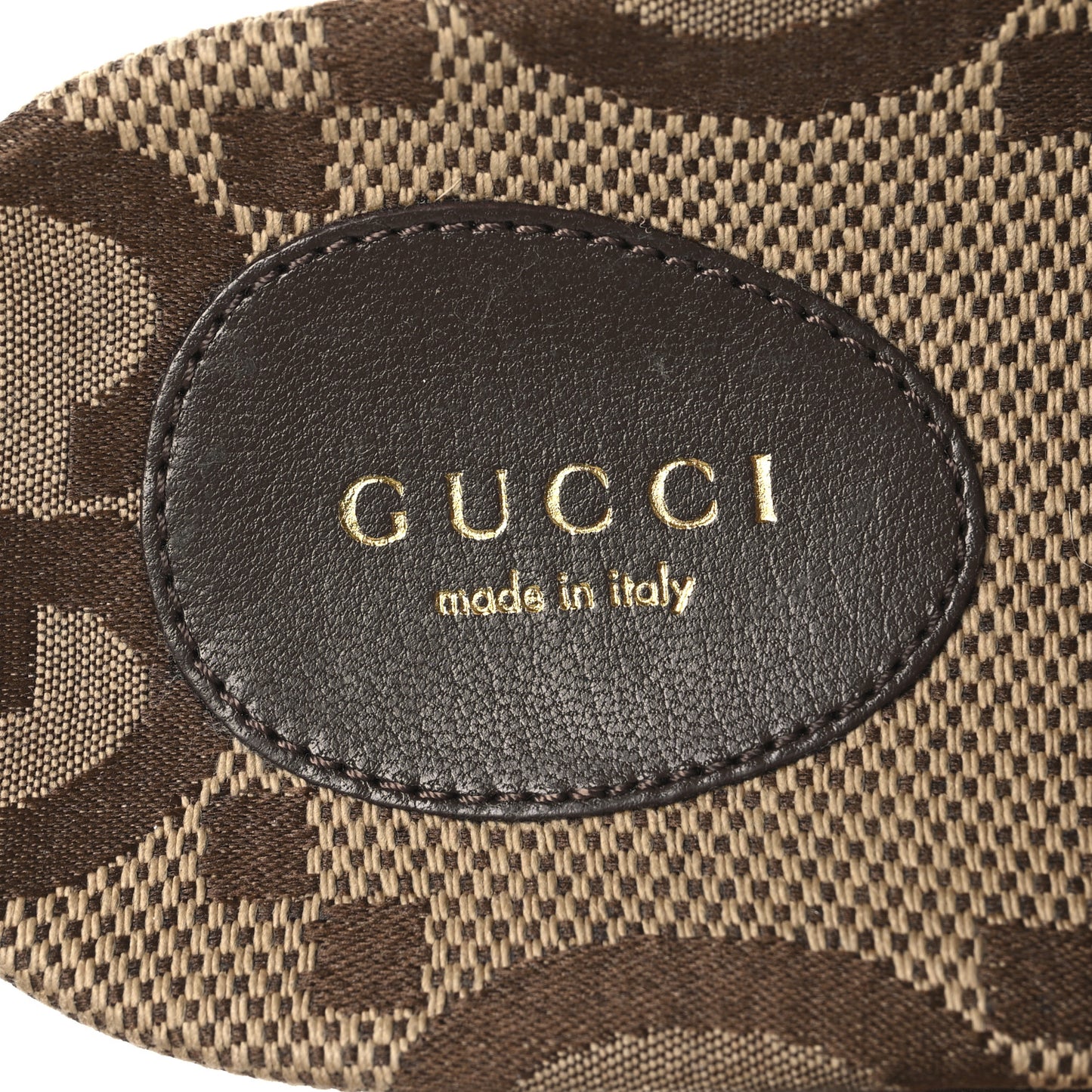 Monogram Jumbo GG Nappa Samoa Platform 40mm Slide Sandals 40 Camel Ebony New Acero