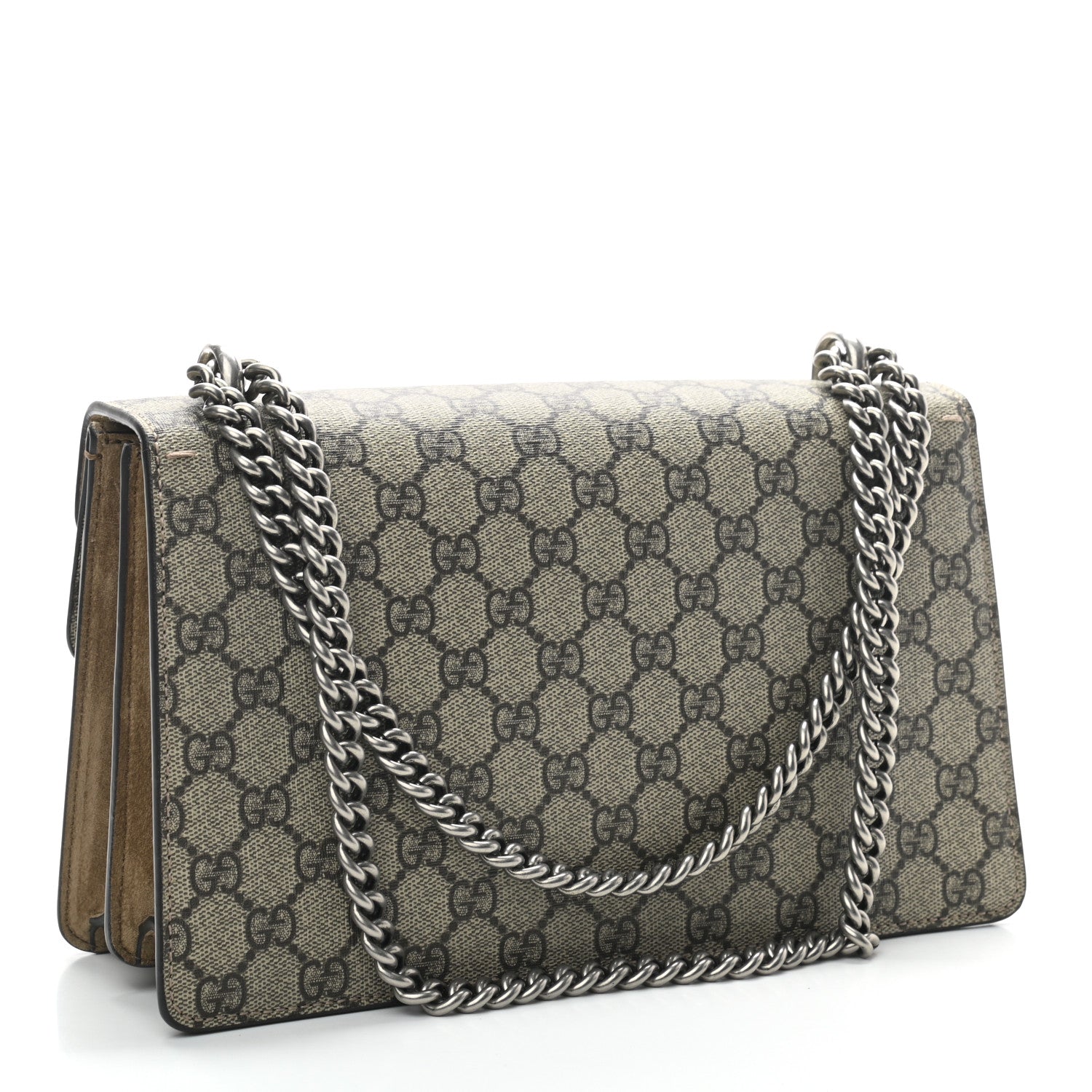 Gucci GG Supreme Monogram Small Dionysus Shoulder Bag Taupe 3 of 9