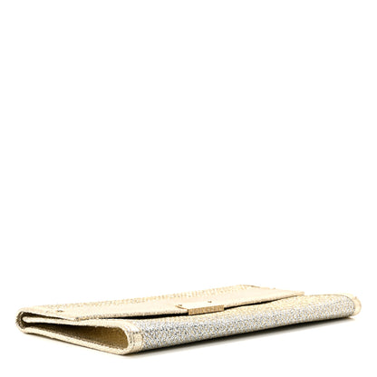 Jimmy Choo Glitter Fabric Reese Clutch Wallet Metallic 4 of 7