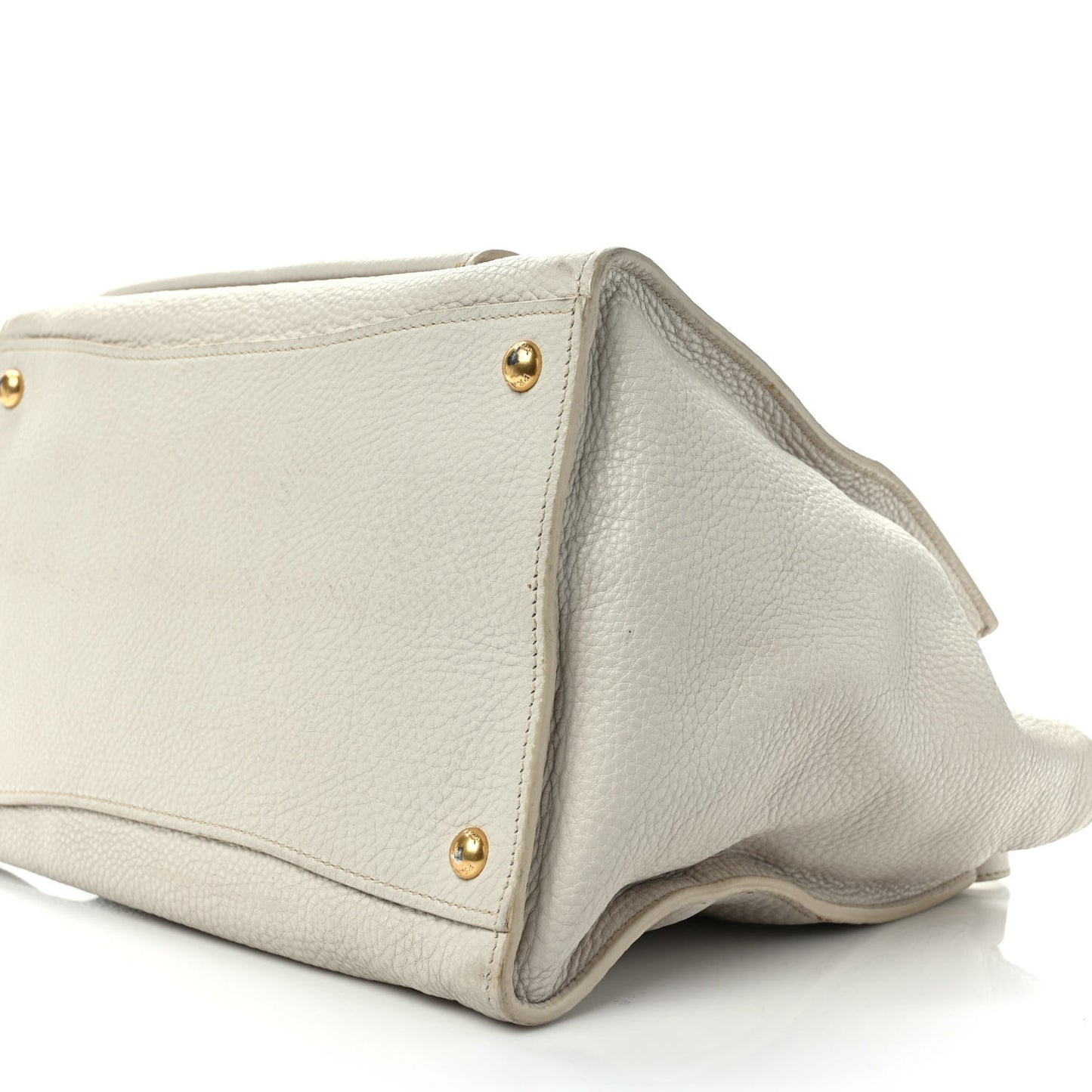 Vitello Daino Front Pocket Tote Talco