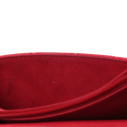 Chanel Caviar Quilted Wallet on Chain WOC Red 9 of 16