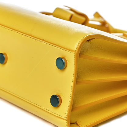 Saint Laurent Calfskin Nano Sac De Jour Jaune 9 of 11