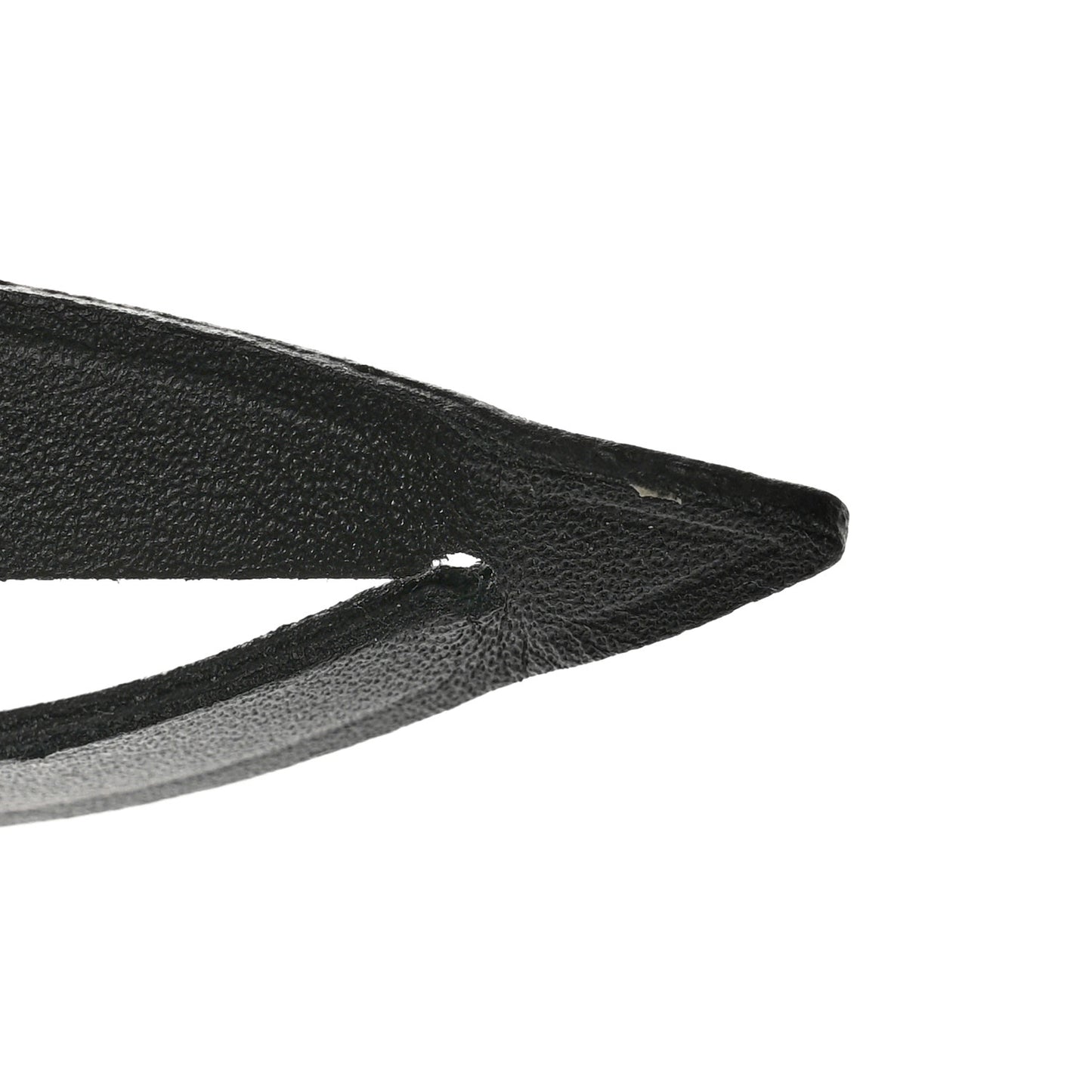 Calfskin Vivienne Luggage Tag Black
