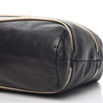 Chanel Lambskin Constructivism Tote Black 11 of 12