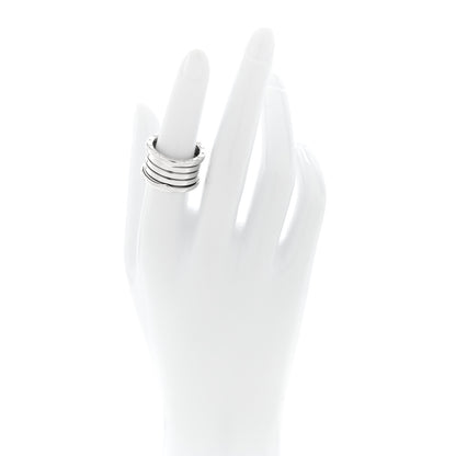 Bulgari 18K White Gold B.Zero1 Four-Band Ring 54 7 2 of 5