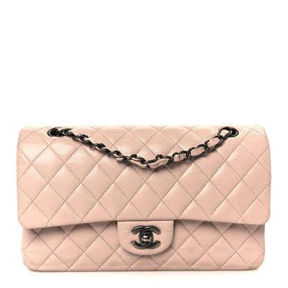Chanel Caviar Quilted Medium Double Flap Light Pink 1 of 11