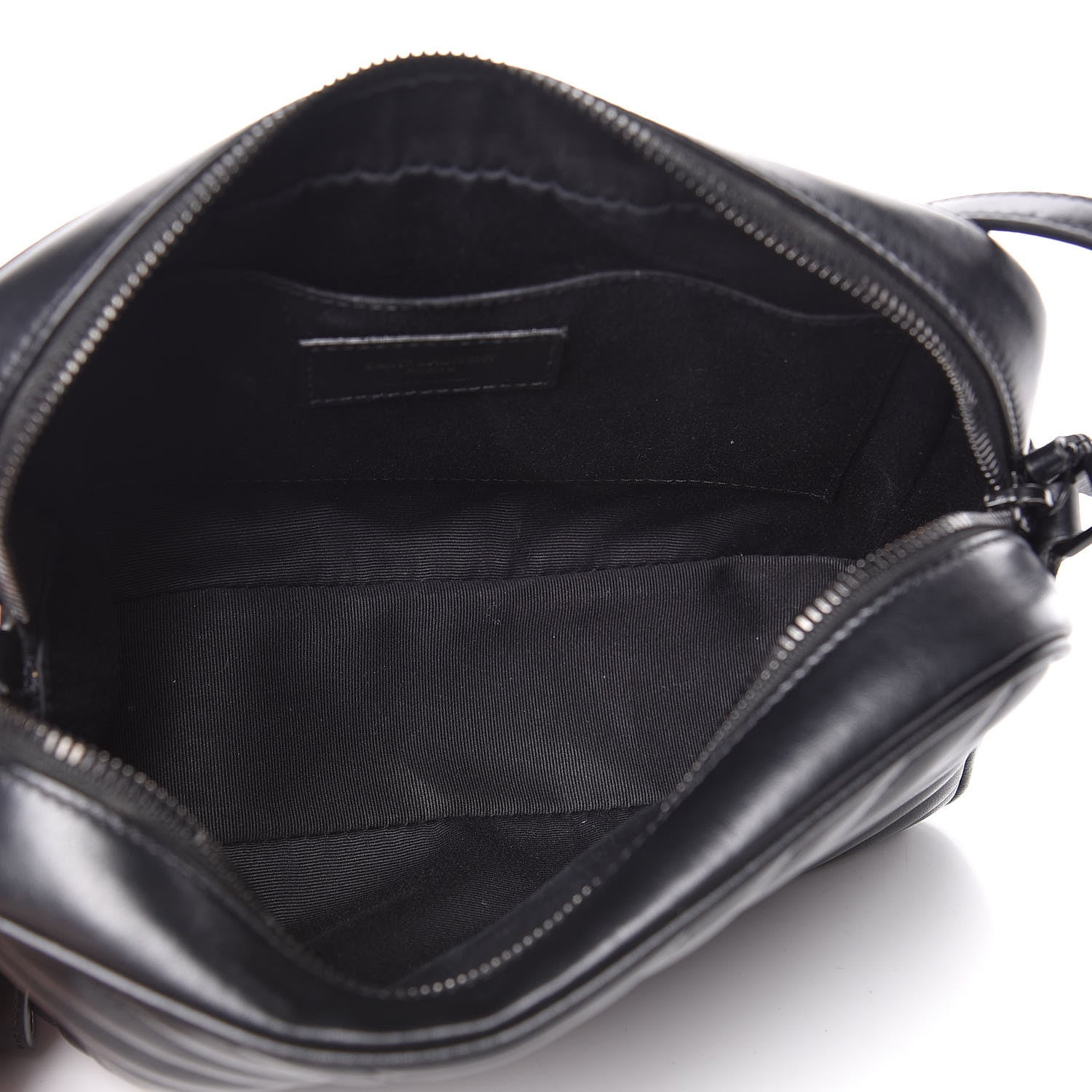 Saint Laurent Calfskin Matelasse Monogram Lou Camera Bag Black 5 of 10