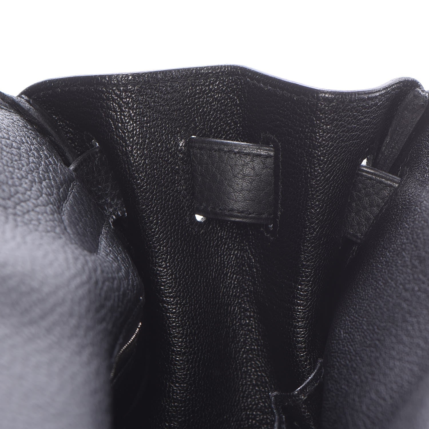Hermes Taurillon Clemence Shoulder Kelly 40 Black 13 of 33