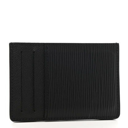 Louis Vuitton Epi Neo Porte-Cartes Card Holder Black 3 of 7