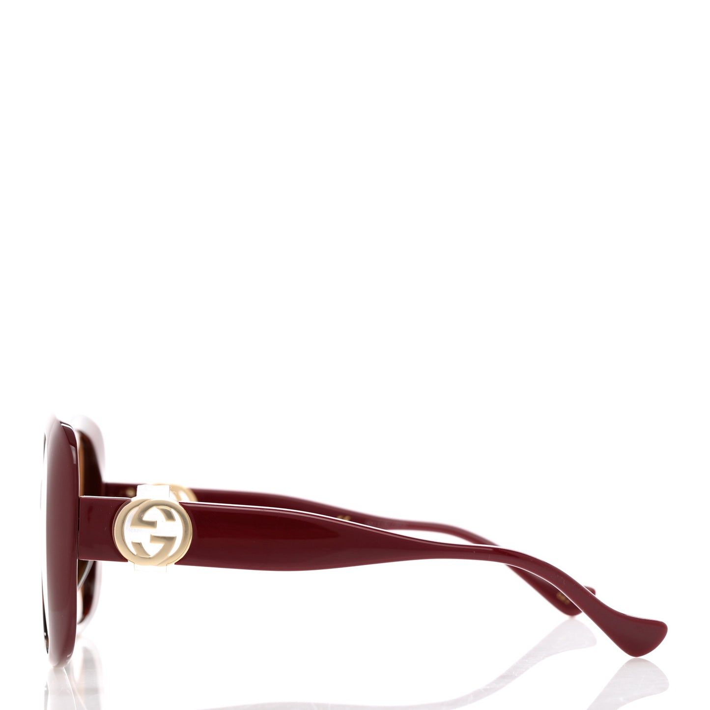 Acetate Square Frame Chain Sunglasses GG1029SA