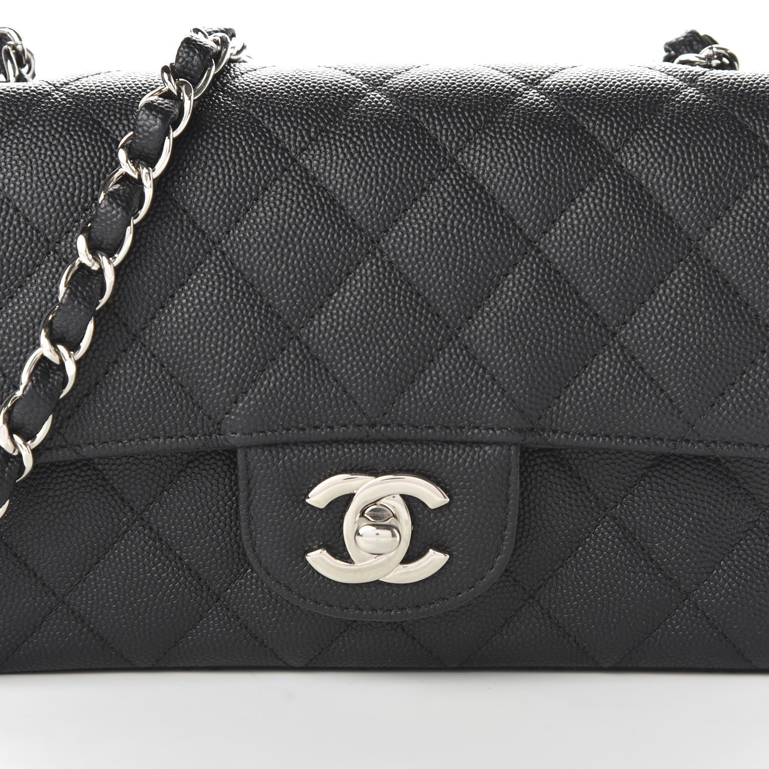 Chanel Caviar Quilted Mini Rectangular Flap Black 10 of 10