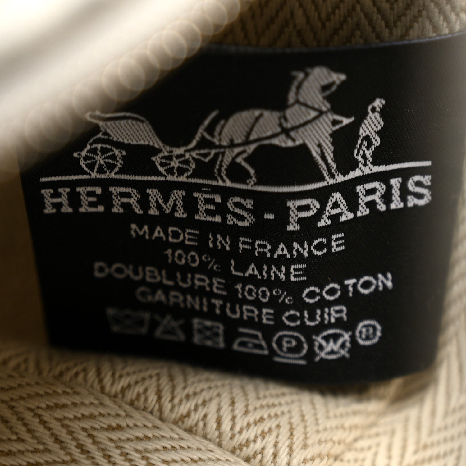 Hermes Canvas Small Bride-A-Brac Pouch Gris Flanelle 6 of 8