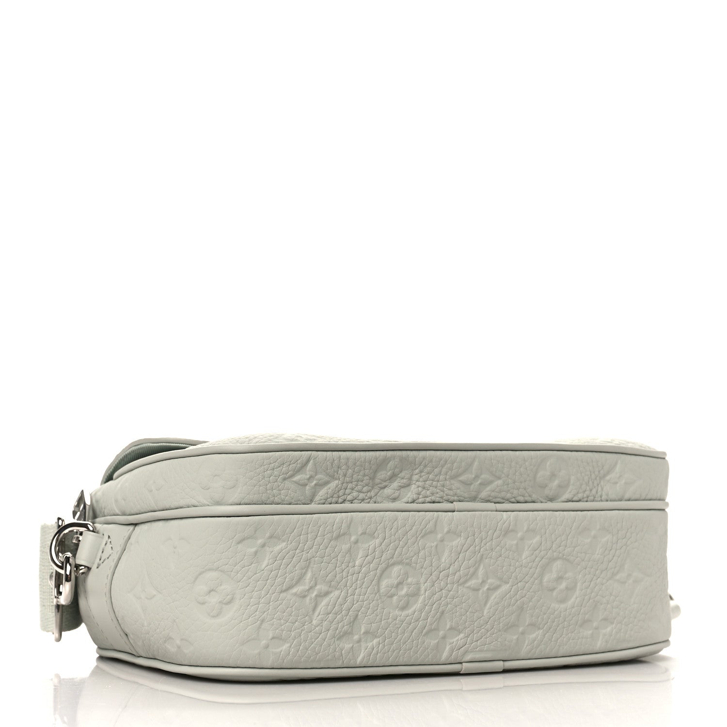 Louis Vuitton Taurillon Monogram S Lock Messenger Mineral Gray 4 of 8