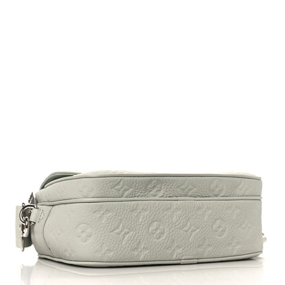 Louis Vuitton Taurillon Monogram S Lock Messenger Mineral Gray 4 of 8