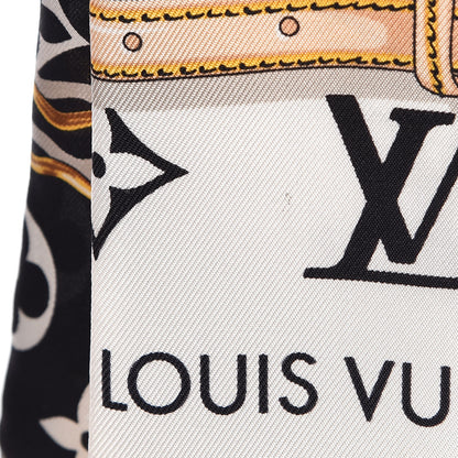 Louis Vuitton Silk Monogram Confidential Bandeau Black 6 of 6
