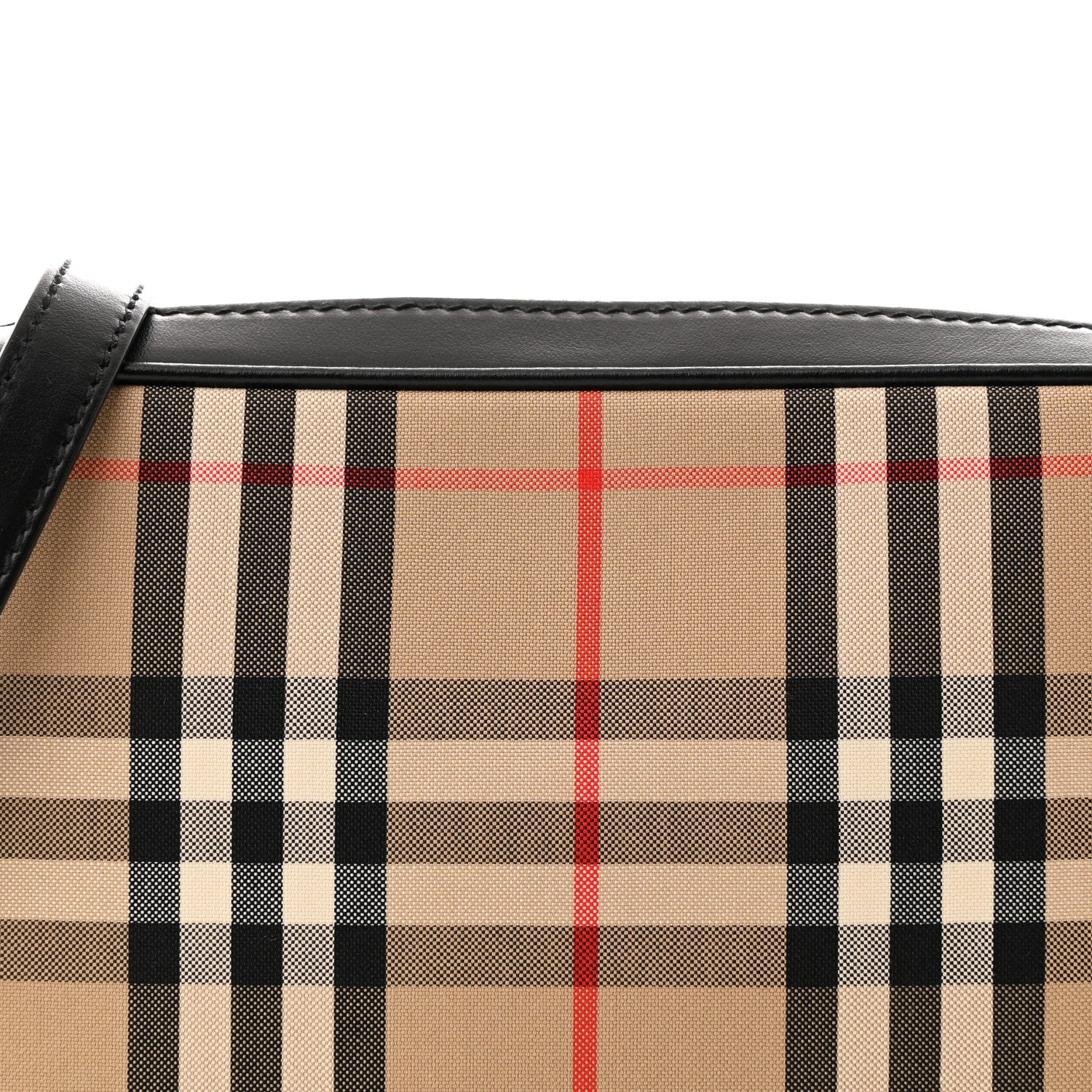 Burberry Calfskin Vintage Check Small Camera Bag Archive Beige 8 of 10